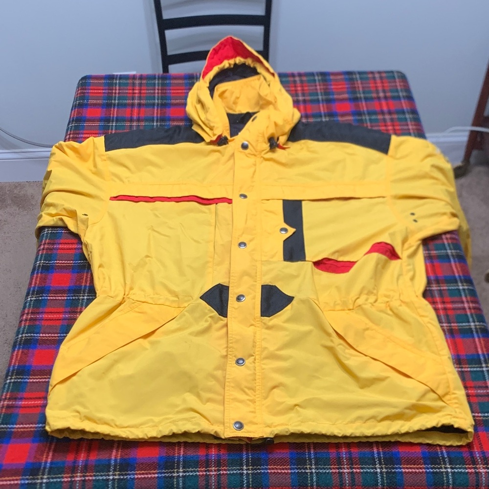 Yellow and Black Ski Jacket